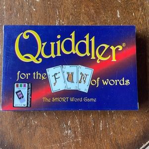Quiddler Word Game Sealed in Pack- Holiday GIft Ages 8 and Up - Card Game